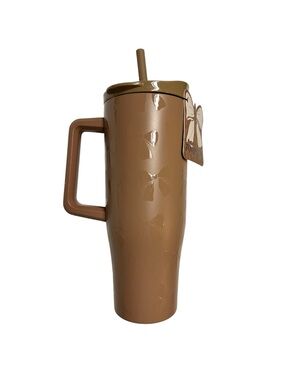 Brown Stainless Steal Tumbler with Handle